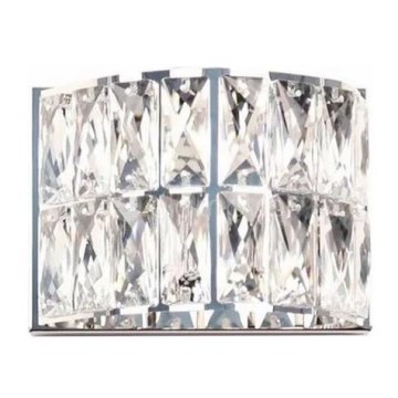 MAXLIGHT W0204 - Vägglampa DIAMANTE 1xG9/42W/230V skinande krom