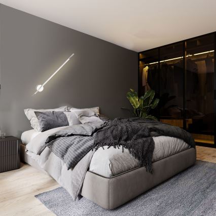 MAXLIGHT W0212 - LED vägglampa för utomhusbruk SPINDEL LED/8,4W/230V IP44 vit