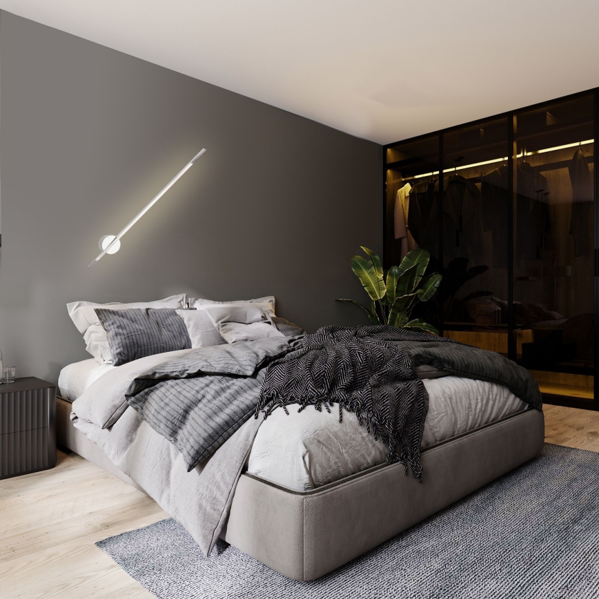 MAXLIGHT W0212 - LED vägglampa för utomhusbruk SPINDEL LED/8,4W/230V IP44 vit