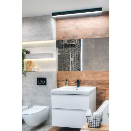 MAXLIGHT W0266 - LED dimbar badrumsspegelbelysning LINEAR LED/36W/230V 113,5 cm IP44 svart