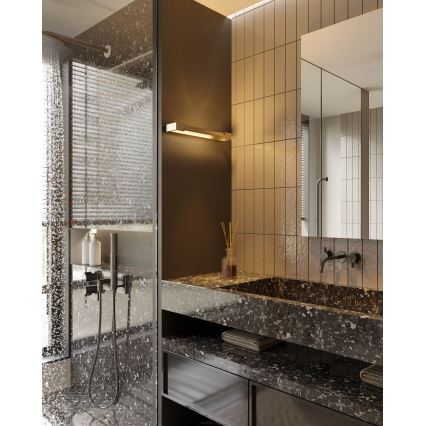 MAXLIGHT W0306 - LED Vägglampa för badrum FLINK LED/12W/230V 45 cm IP44 vit