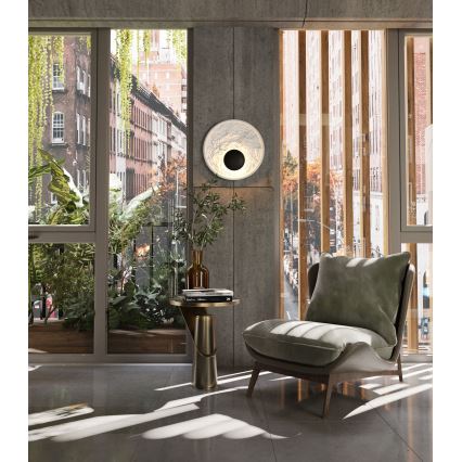 MAXLIGHT W0325 - LED väggbelysning OYAKA LED/5W/230V diameter 29 cm vit/svart