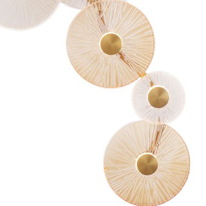 MAXLIGHT W0354 - LED väggbelysning ALLURE 10xLED/4,3W/230V guld