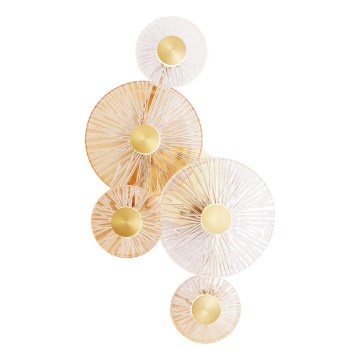 MAXLIGHT W0357 - LED väggbelysning ALLURE 5xLED/5W/230V guld