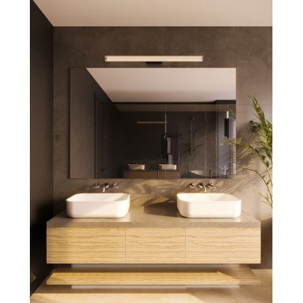 MAXLIGHT W0363 - LED Vägglampa för badrum FAYETTE LED/6W/230V 31 cm IP44 svart