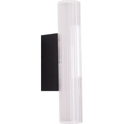 MAXLIGHT W0363 - LED Vägglampa för badrum FAYETTE LED/6W/230V 31 cm IP44 svart