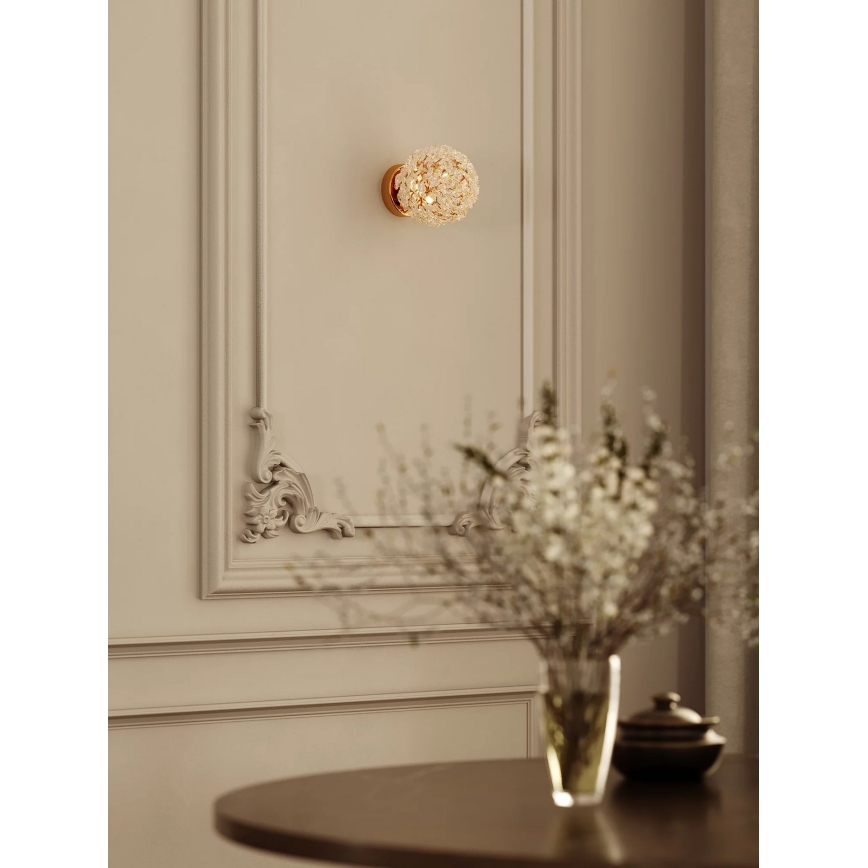 MAXLIGHT W0443 - Vägglampa RITA 1xG9/5W/230V guld