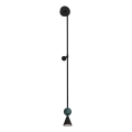 MAXLIGHT W0446 - LED-vägglampa BINGO LED/8W/230V CRI 92 svart/grön