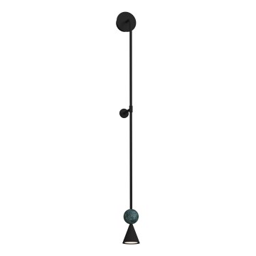 MAXLIGHT W0446 - LED-vägglampa BINGO LED/8W/230V CRI 92 svart/grön