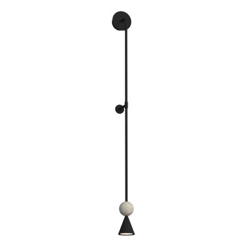 MAXLIGHT W0447 - LED-vägglampa BINGO LED/8W/230V CRI 92 svart/beige