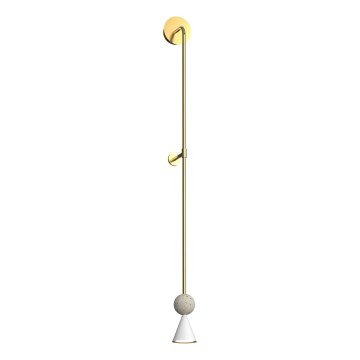 MAXLIGHT W0449 - LED Vägglampa BINGO LED/8W/230V CRI 92 guld/beige