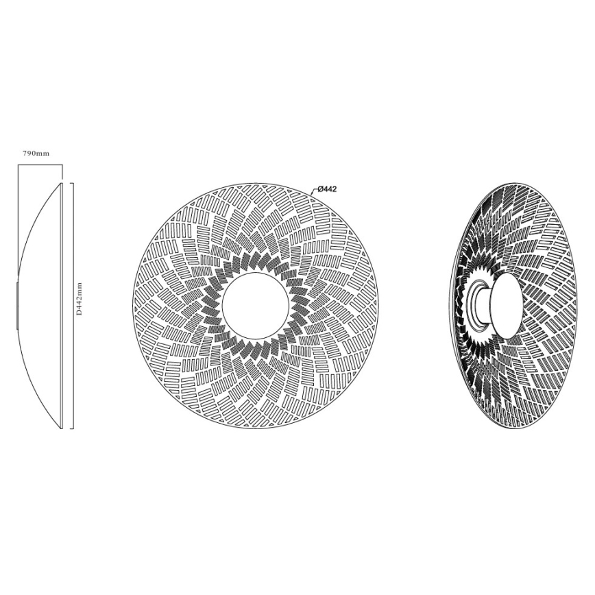 MAXLIGHT W0457 - LED Vägglampa MISAKI LED/6W/230V CRI 95 beige