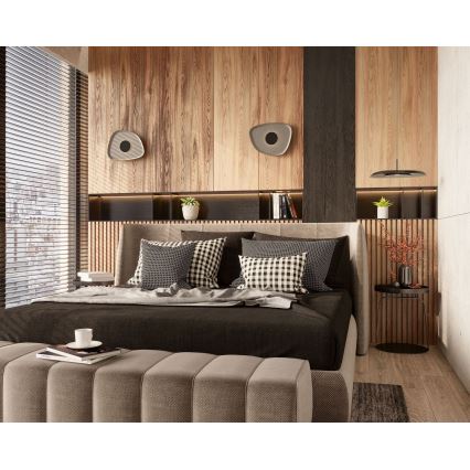 MAXLIGHT W0558 - LED väggbelysning DEUX LED/5W/230V svart