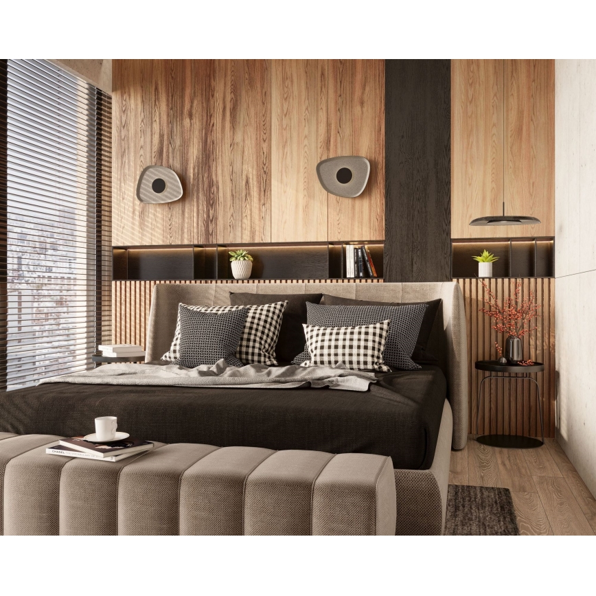 MAXLIGHT W0558 - LED väggbelysning DEUX LED/5W/230V svart