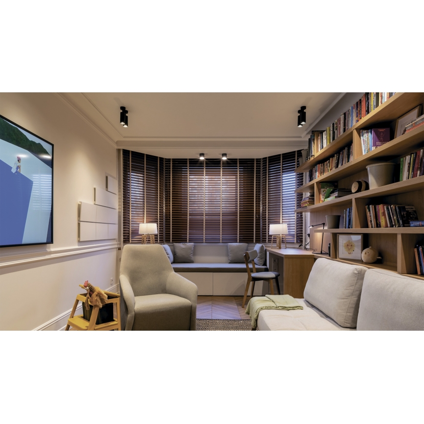 Maytoni C010CL-01B - Spotlight FOCUS 1xGU10/50W/230V svart