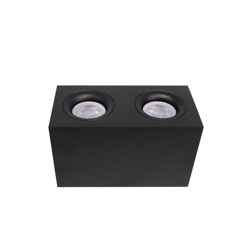 Maytoni C013CL-02B - Spotlight SLIM 2xGU10/50W/230V svart