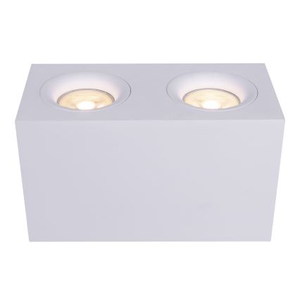 Maytoni C013CL-02W - Spotlight SLIM 2xGU10/50W/230V vit