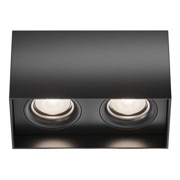 Maytoni C015CL-02B - Spotlight SLIM 2xGU10/50W/230V svart