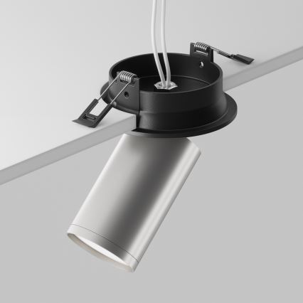 Maytoni C048CL-U-1BS - Infälld spotlight FOCUS 1xGU10/10W/230V matt krom