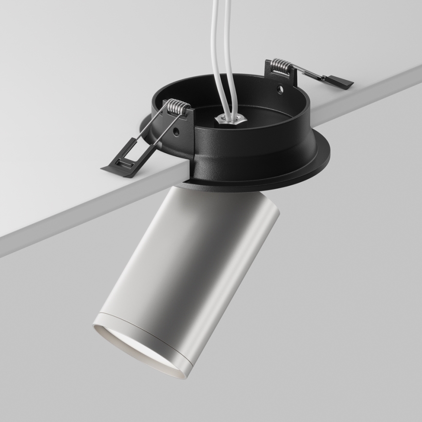 Maytoni C048CL-U-1BS - Infälld spotlight FOCUS 1xGU10/10W/230V matt krom