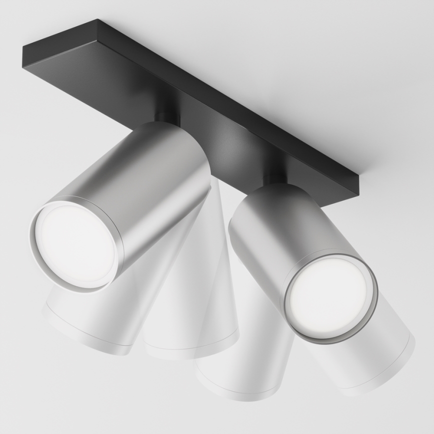 Maytoni C051CL-U-02BS - Spotlight FOCUS 2xGU10/10W/230V matt krom/svart