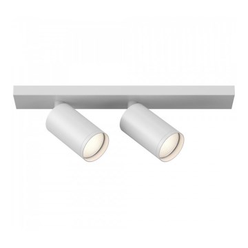 Maytoni C051CL-U-2W - Spotlampa FOCUS 2xGU10/10W/230V vit
