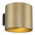 Maytoni C066WL-01MG - Vägglampa ROND 1xG9/50W/230V guld