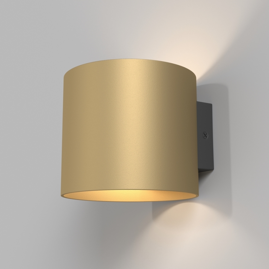 Maytoni C066WL-01MG - Vägglampa ROND 1xG9/50W/230V guld
