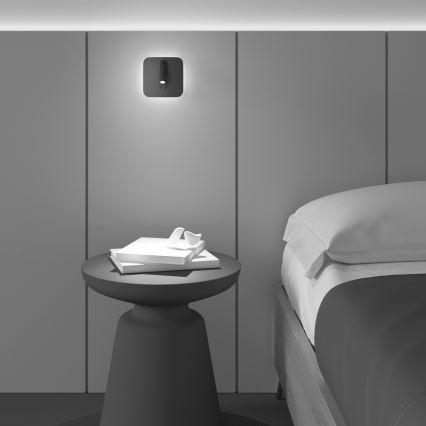 Maytoni C175-WL-01-6W-B - LED väggspotlight IOS LED/9W/230V svart