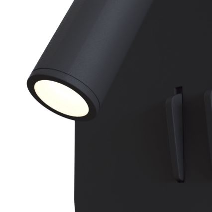 Maytoni C175-WL-01-6W-B - LED väggspotlight IOS LED/9W/230V svart