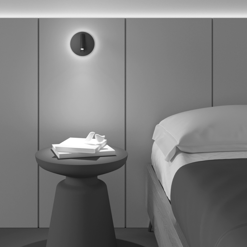 Maytoni C176-WL-01-6W-B - LED väggspotlight IOS LED/9W/230V svart