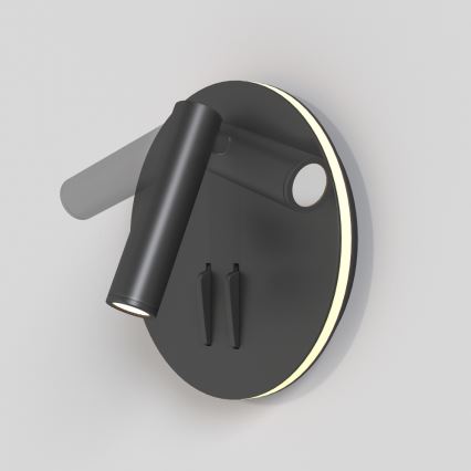 Maytoni C176-WL-01-6W-B - LED väggspotlight IOS LED/9W/230V svart