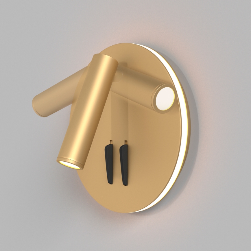 Maytoni C176-WL-01-6W-MG - LED väggspotlight IOS LED/9W/230V guld