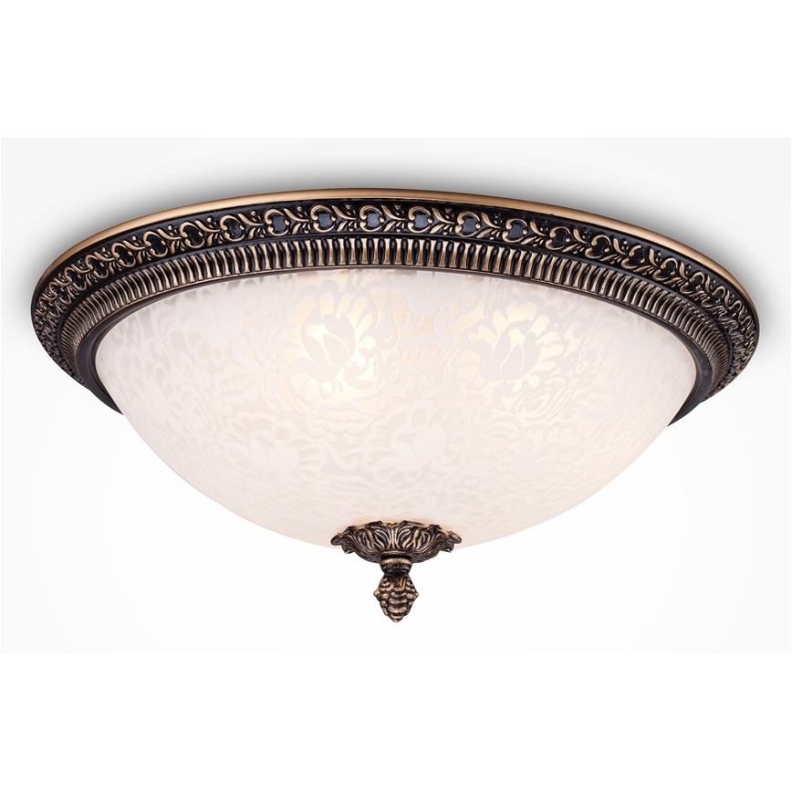 Maytoni C908-CL-03-R - Taklampa PASCAL 3xE27/40W/230V brons