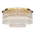 Maytoni DIA005CL-06G - Taklampa DUNE 6xE14/60W/230V guld