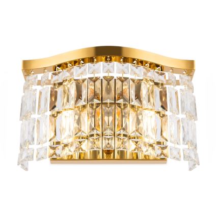 Maytoni DIA005WL-02G - Vägglampa DUNE 2xE14/60W/230V guld