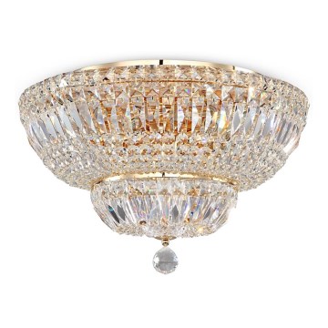 Maytoni DIA100-CL-12-G - Taklampa BASFOR 12xE14/60W/230V guld