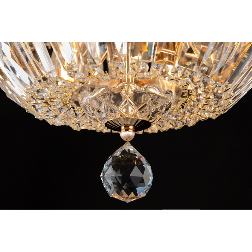 Maytoni DIA100-CL-12-G - Taklampa BASFOR 12xE14/60W/230V guld