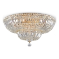 Maytoni DIA100-CL-16-G - Taklampa BASFOR 16xE14/60W/230V guld