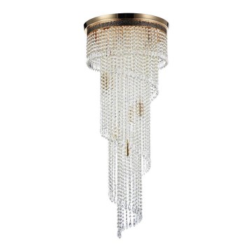 Maytoni DIA522-CL-12-G - Taklampa CASCADE 12xE14/60W/230V