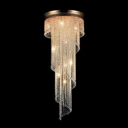 Maytoni DIA522-CL-12-G - Taklampa CASCADE 12xE14/60W/230V