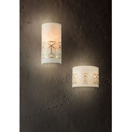 Maytoni H223-WL-01-G - Vägglampa MESSINA 1xE14/40W/230V