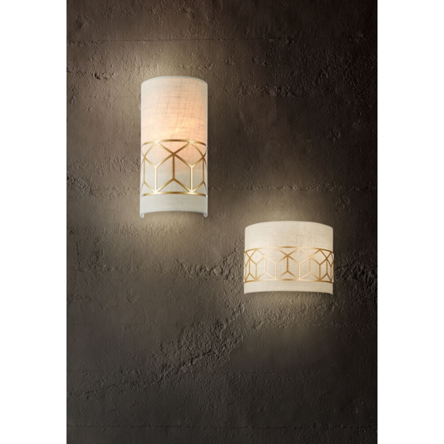 Maytoni H223-WL-01-G - Vägglampa MESSINA 1xE14/40W/230V