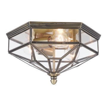 Maytoni H356-CL-03-BZ - Taklampa ZEIL 3xE27/60W/230V