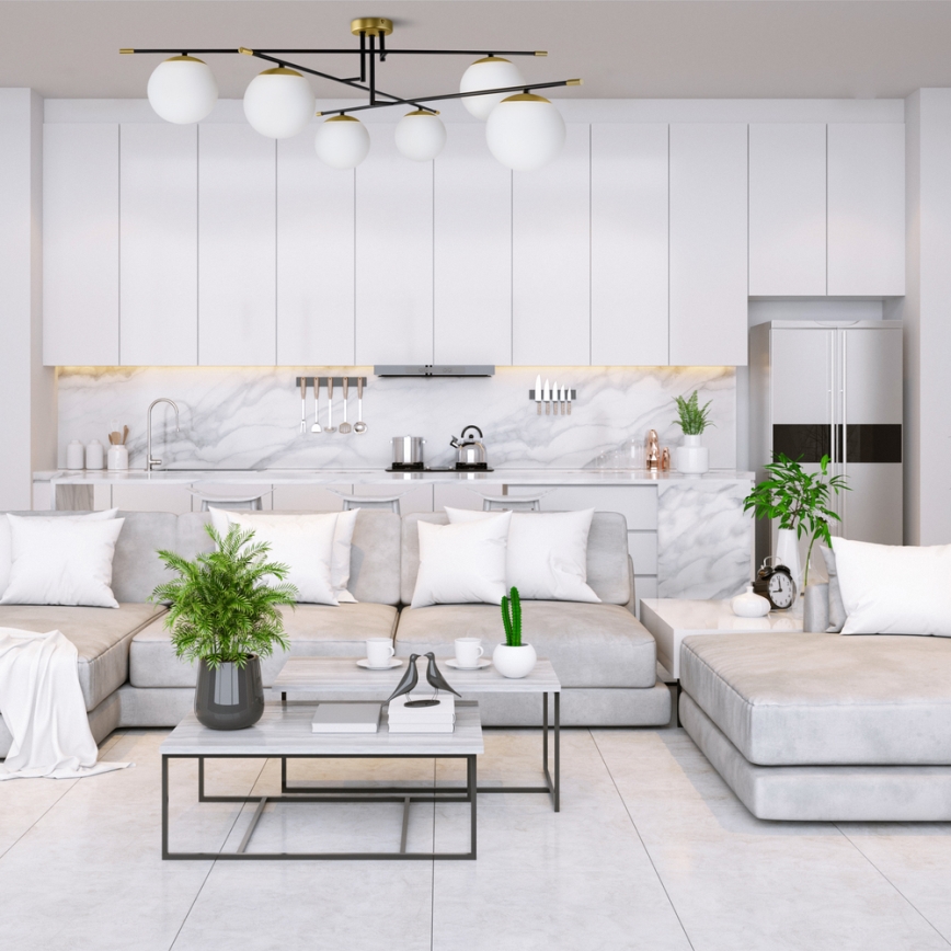 Maytoni MOD048CL-06G - Fäst ljuskrona NOSTALGIA 6xE14/40W/230V