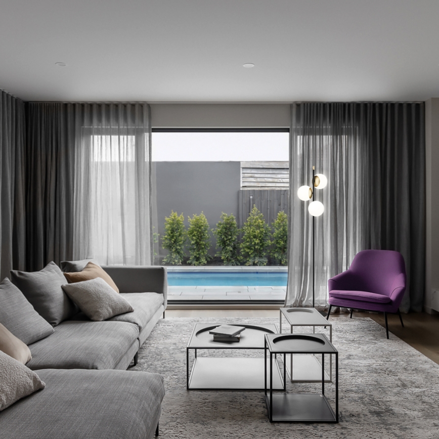 Maytoni MOD048FL-03G - Golvlampa NOSTALGIA 3xE14/40W/230V