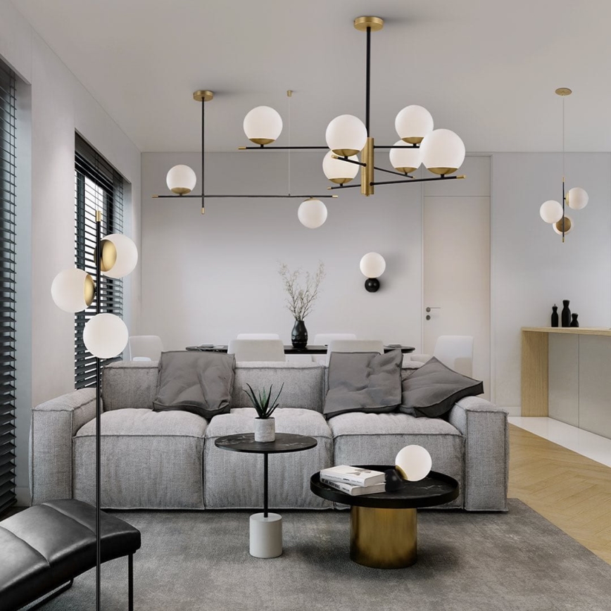 Maytoni MOD048PL-06G - Pendelkrona NOSTALGIA 6xE14/40W/230V