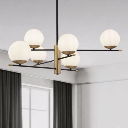 Maytoni MOD048PL-06G - Pendelkrona NOSTALGIA 6xE14/40W/230V