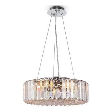 Maytoni MOD080CL-06CH - Ljuskrona med textilsladd RECINTO 6xE27/60W/230V