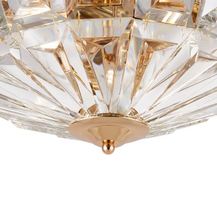 Maytoni MOD094CL-04G - Taklampa FACET 4xE14/60W/230V koppar